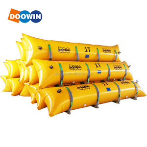 HF Welding PVC Coated Fabric Marine Salvage Elongated Buoys Pontoon Float Tube  Lift Bags For Underwater Works