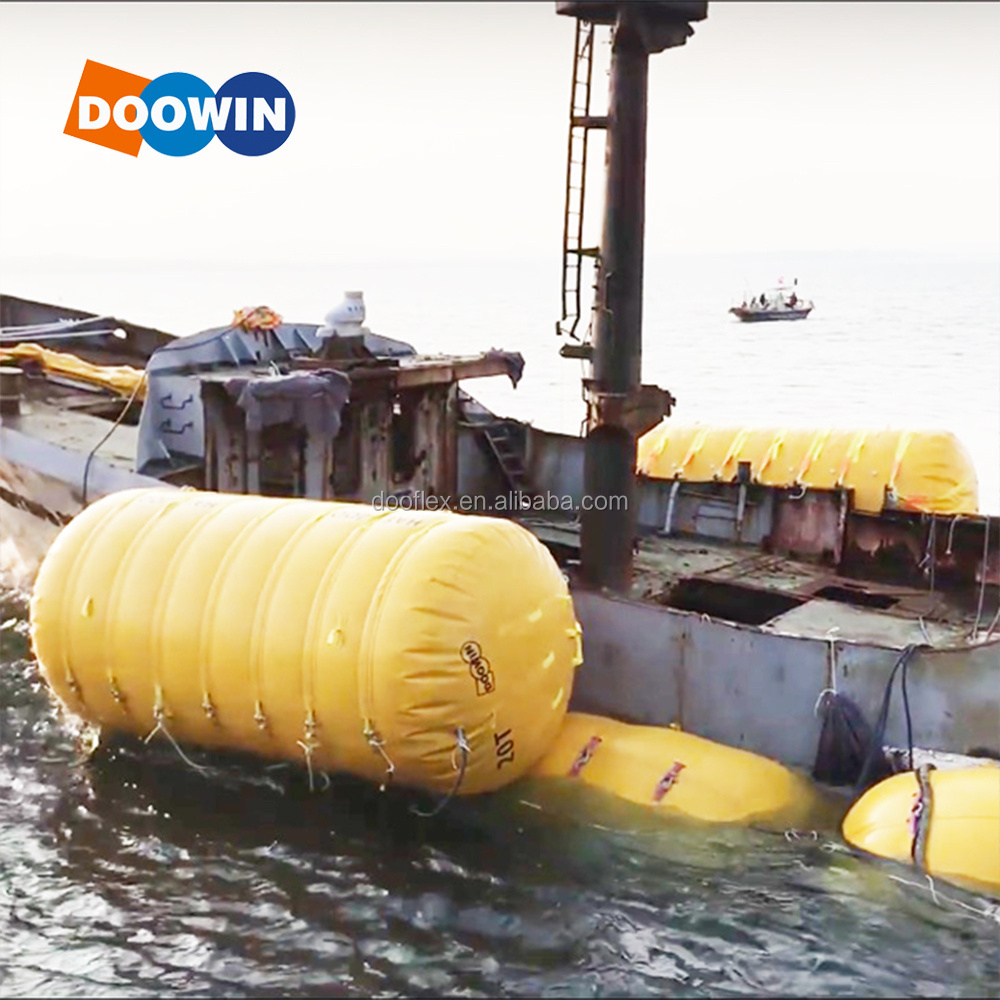 Sunk Ship Refloating Rubber Air Tube Floating Dock Plastic Pontoons