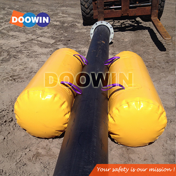 Inflatable Plastic Floater Marine Buoyancy Modules Offshore Distributed For Dredging Pipe