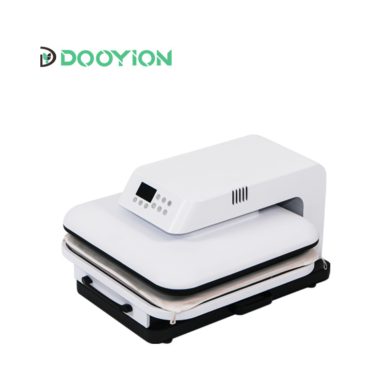 Latest 2023 automatic electric tshirt clothes film Heat Press Machines 35cm*35cm size for transfer paper or dtf film print