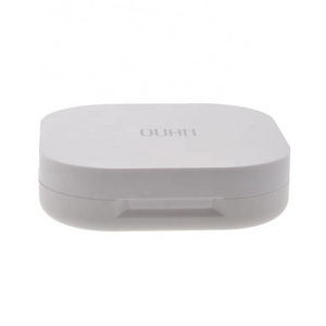 Color Cosmetic Makeup Plastic Air Cushion Container Square Shape Compact Powder Case With Mirror Cosmetic CC Foundation Box