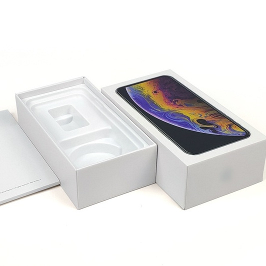 Luxury Custom Printing Packaging Box Empty Mobile Phone Package Box With Blister Tray & Other Accessories