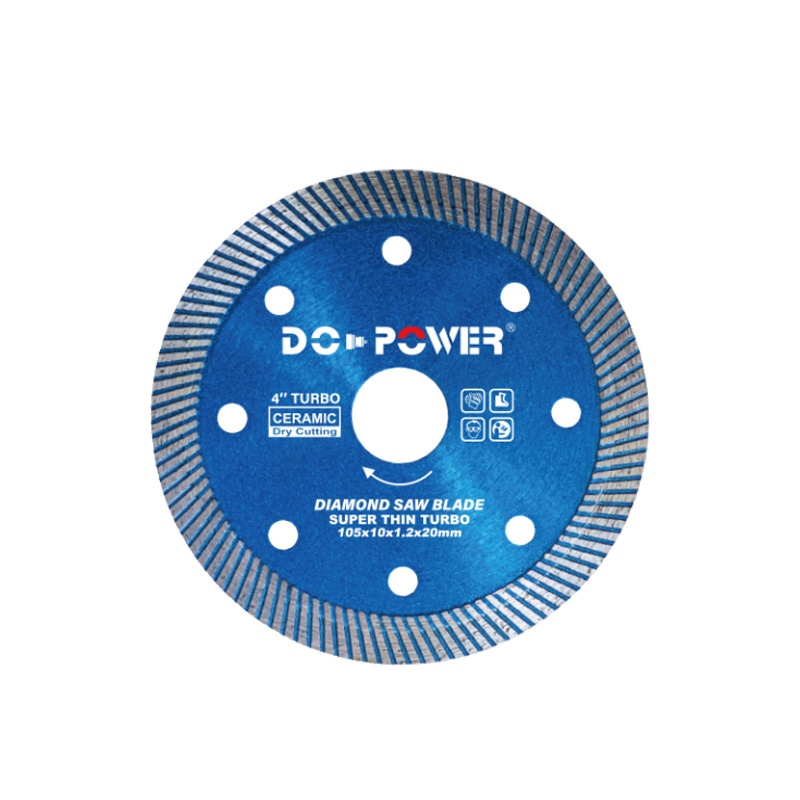 Diamond Blade for Masonry,Hot pressed Super Thin, Dry Cutting, Continuous Rim, 7/8-Inch Arbor, 4-1/2-Inch