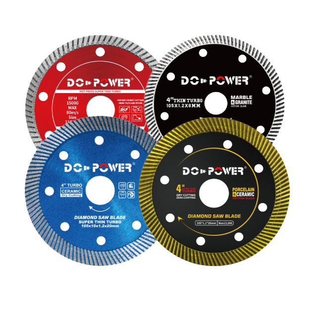 Diamond Blade for Masonry,Hot pressed Super Thin, Dry Cutting, Continuous Rim, 7/8-Inch Arbor, 4-1/2-Inch