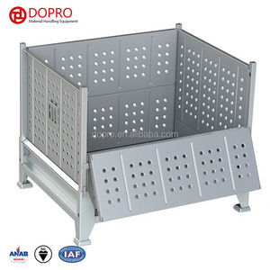 High Quality Heavy duty industrial parts  racking cage steel wire mesh stillage container pallet cage