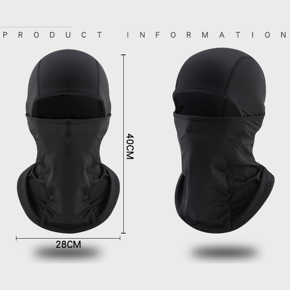 Wholesale Custom Logo Blank Balaclava Fashion Ski Mask Sports Caps Free 100% Polyester Unisex Adults Plain Image Cycling Mask