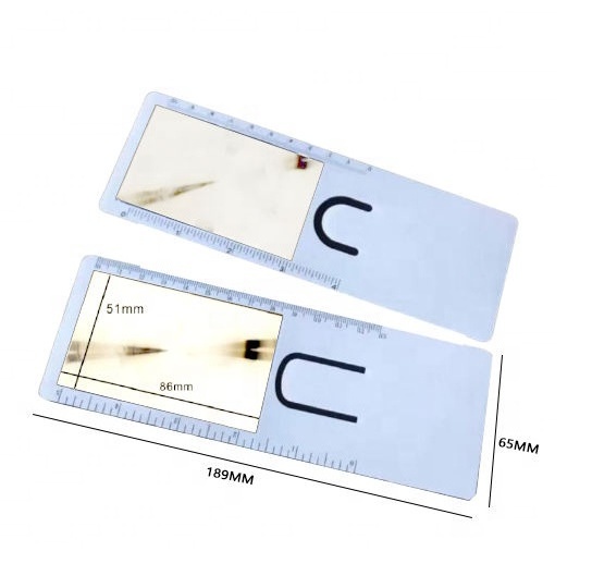 3X bookmark credit card sized magnifying glass Plastic Fresnel Lens Magnifier