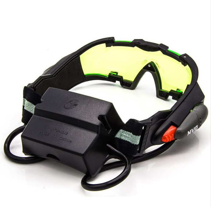 Headwear Windproof Night Vision Goggles Kids Toy Binoculars with Lights