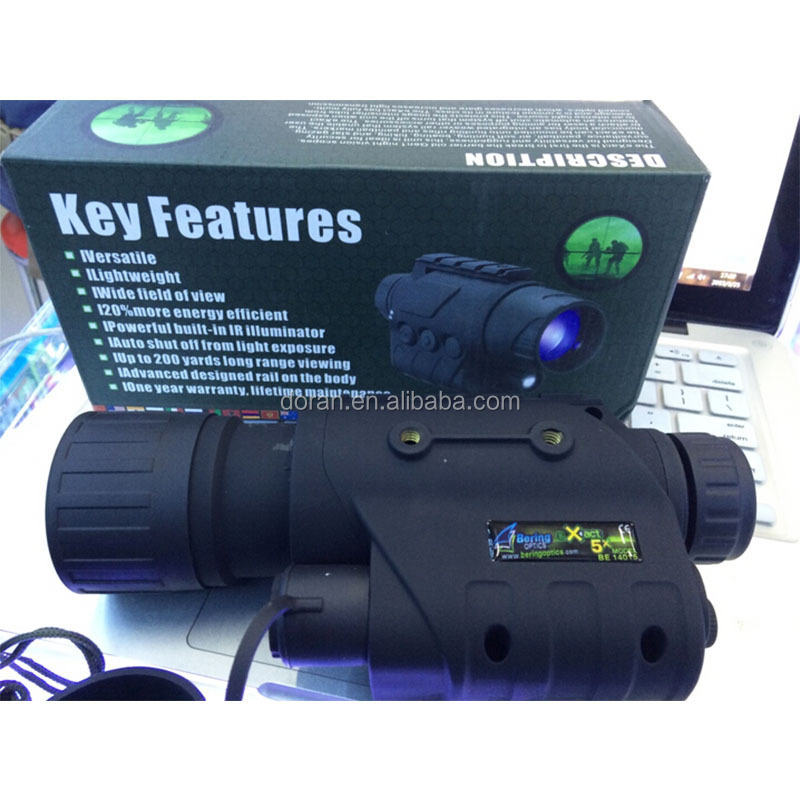 5X Monocular Infrared Night Vision Goggle Scope