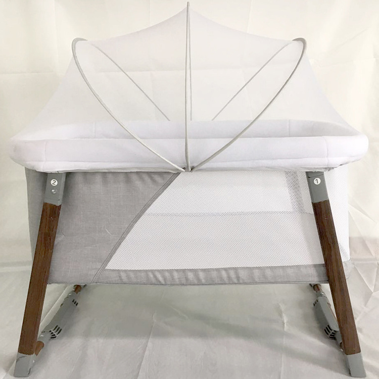 Hotsale Bedside Baby Sleep Bassinet With Removable And Washable Mattress