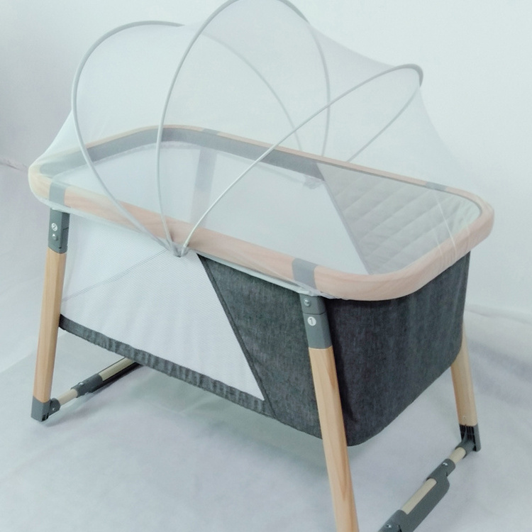 Hotsale Bedside Baby Sleep Bassinet With Removable And Washable Mattress