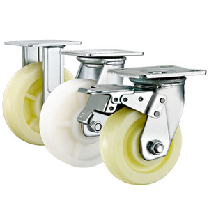 4"5"6"8"  Nylon PA PP Polypropylene Plastic trolley wheels industrial casters heavy duty caster wheels