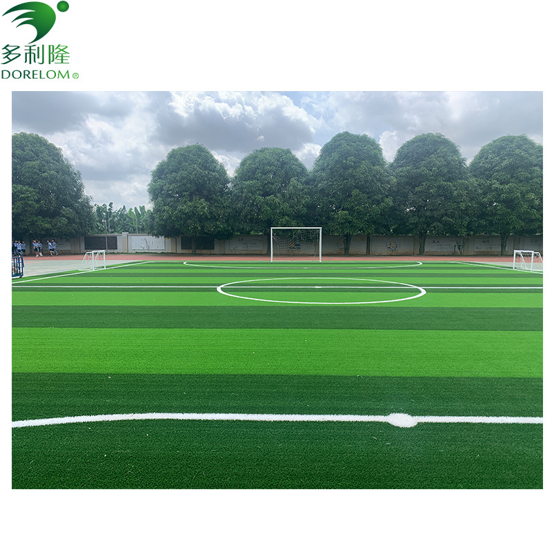 China Factory price no filling synthetic lawn soccer artificial grass non infill football turf