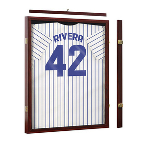 Jersey Display Frame Case Large Frames Shadow Box Acrylic Hanger and Wall Mount Option for Baseball Basketball Football Soccer