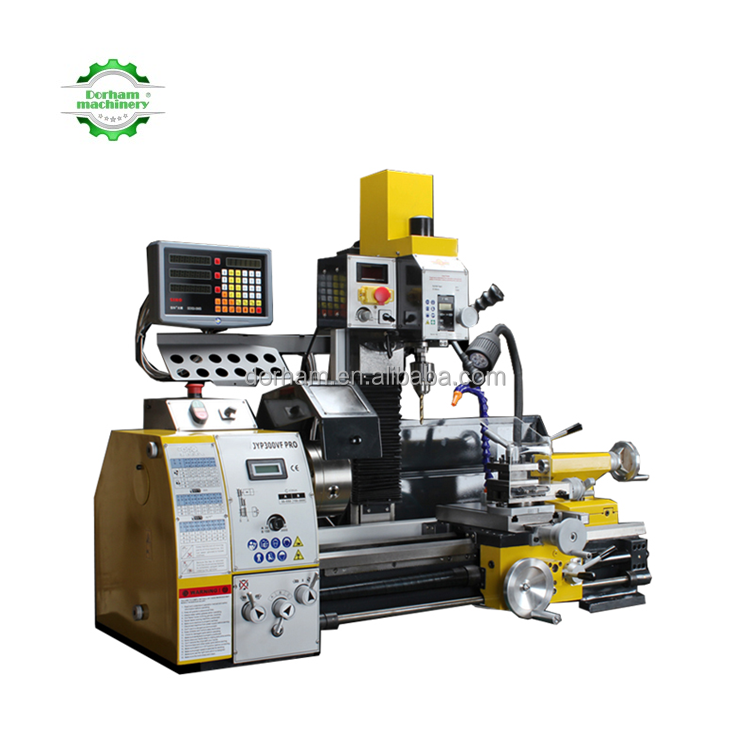 Dorham Benchtop metal lathe mill combo JYP300VF brushless motor 3 in 1 lathe drilling and milling multi purpose lathe machinery