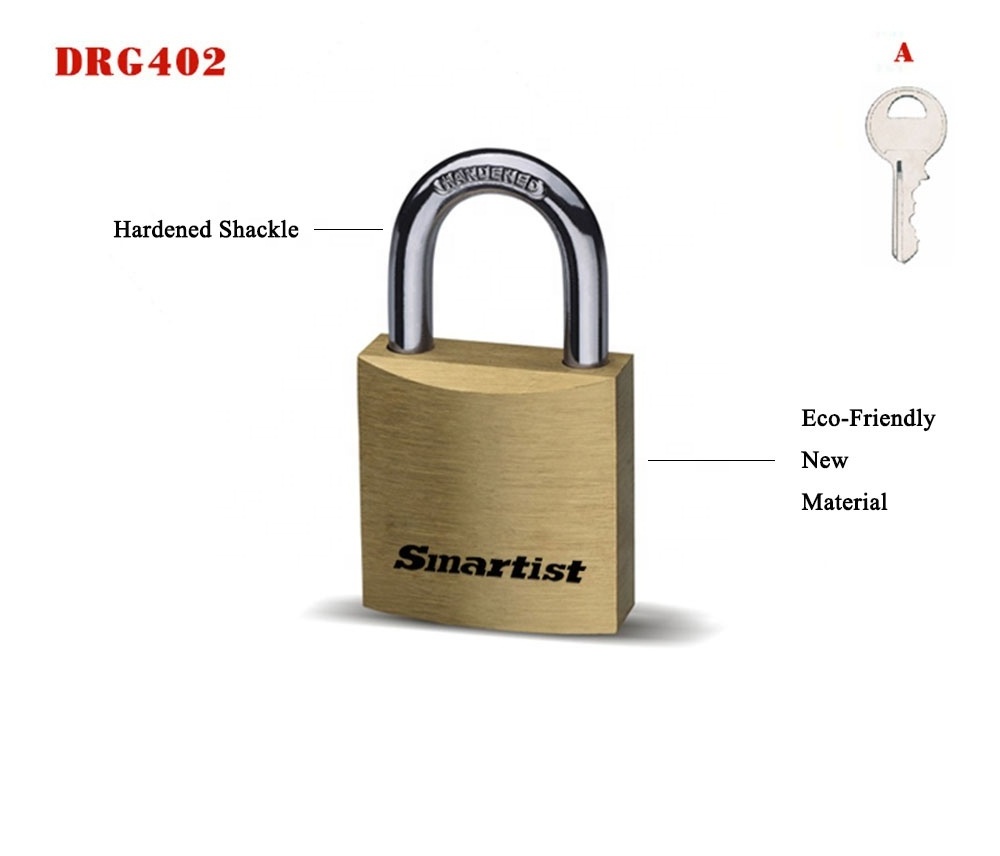 Heavy Duty Good Quality Waterproof Brass Copper Candado Padlock with Key Using for Home Gate Office Bike Outdoor