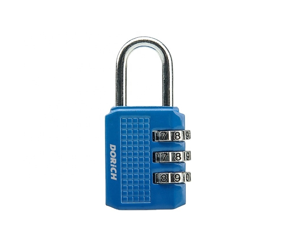 Combination Home Gate Case Toolbox Gym Padlock High Security 3 Digit Password Code Padlock Using For Home Office Outdoor School