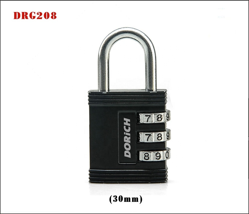 New Arrivals Eco-Friendly Combination Heavy Duty 3 Digit Password Code Padlock Using For Home Gate Office