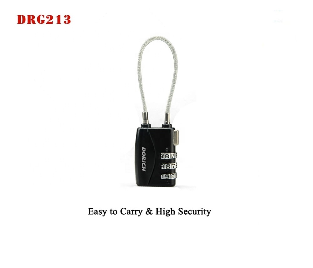 Heavy Duty Combination GYM Padlock High Security Small 3 Digit Password Code Padlock For Home Gate Office Outdoor School 25mm