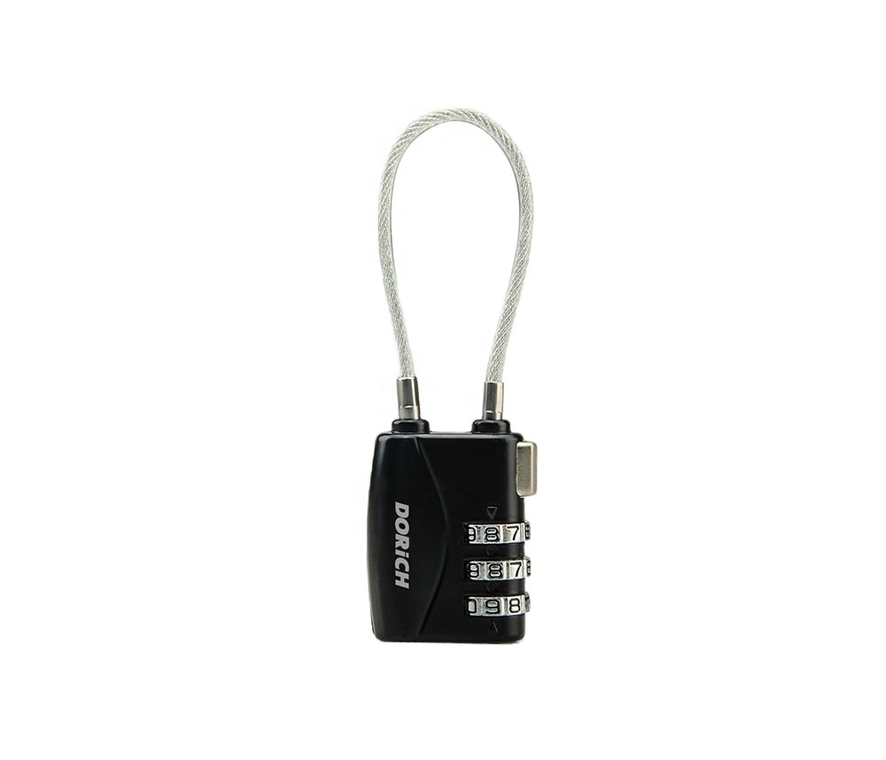 Heavy Duty Combination GYM Padlock High Security Small 3 Digit Password Code Padlock For Home Gate Office Outdoor School 25mm