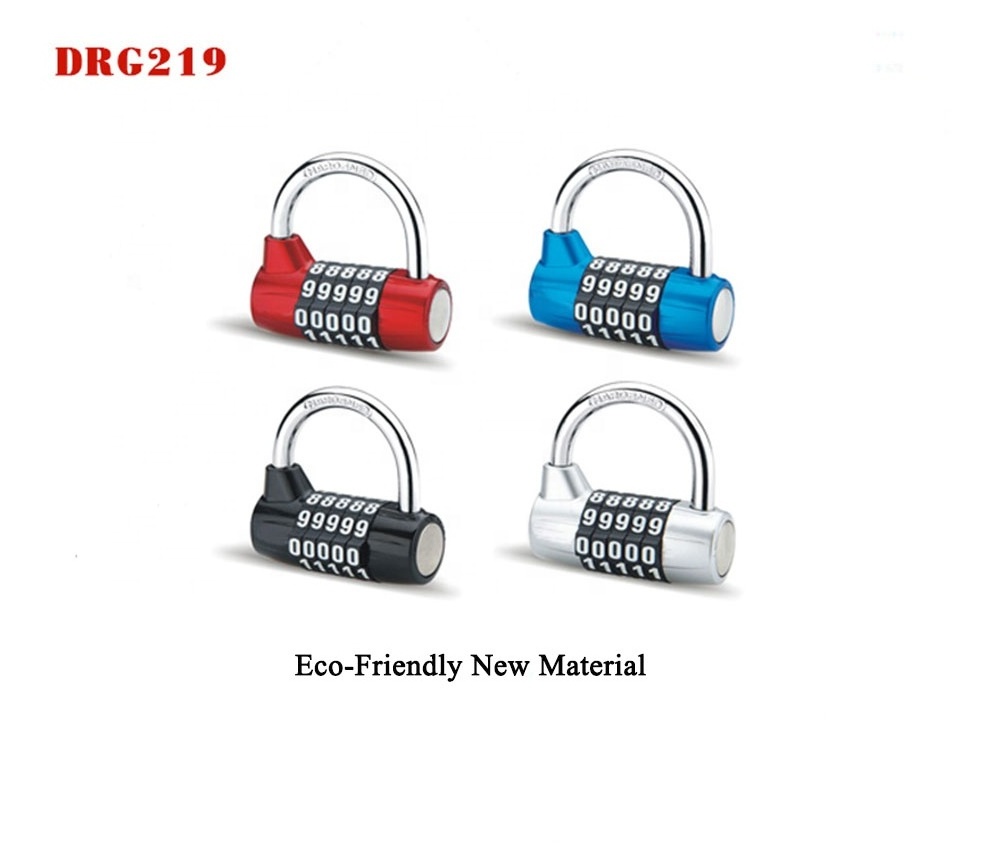 High Security Heavy Duty 5 Digit Suitcase Luggage Gym Safety Password Lock Combination Padlock for Home Gate Office School