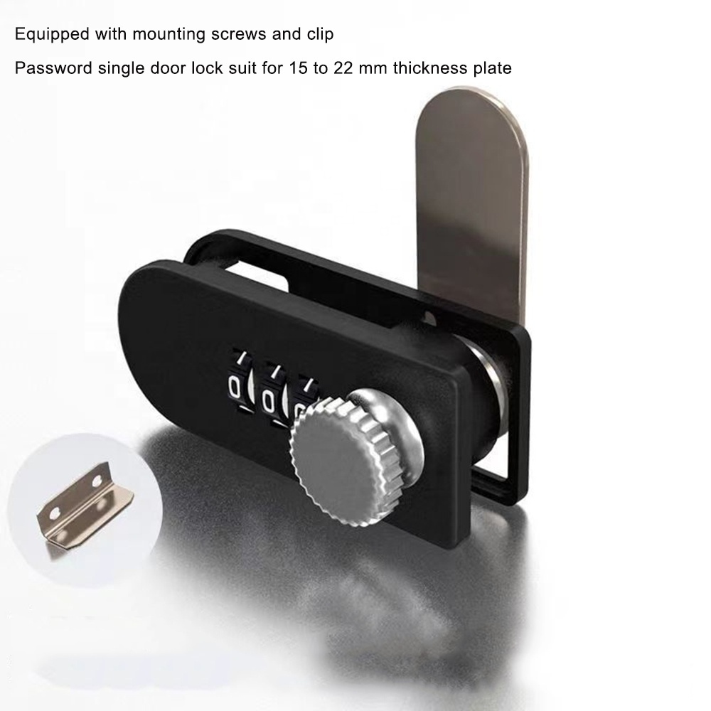 Hot Sale Security ABS Furniture Lock 3 Digit Password Combination Cabinet Cam Lock for Gym Spa Drawer Locker