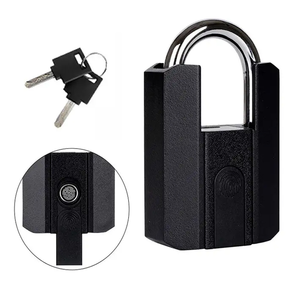 Wholesale Weatherproof Anti-Theft Padlock for Gym Biometric Locke and Storage Smart Fingerprint Key Unlock Pad lock