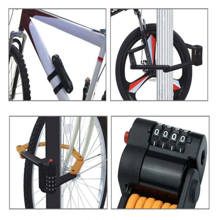 New Arrival Manufacturer PAGODA Folding Lock Bike Mountain Electric Bicycle lock