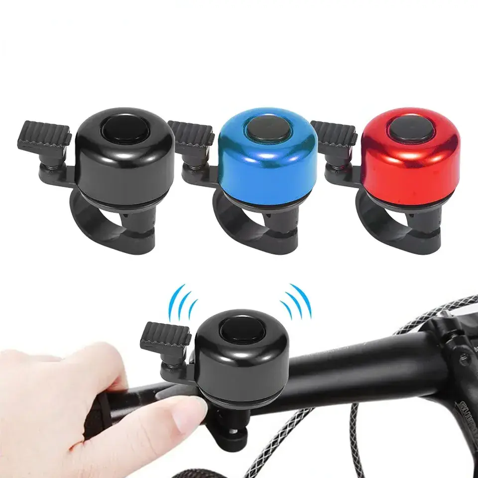 left handle bar Bicycle Bell for Electric Bike Scooter Copper Bell on MTB Road Bike and BMX