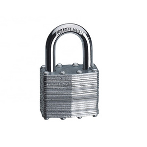 Safety Heavy duty Laminated Steel Gym Padlock with Hardened Chrome Shackle Key Alike with Master Key 30 40 mm