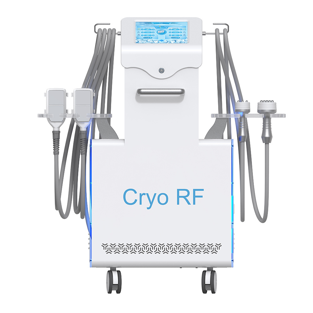 Cryo RF Cryoskin 4.0 Fat burning Freezing EMS Cool Wave 4 Pads Cooling Skin Cryopad E-Cool Criolipolisis Body Slimming Machine