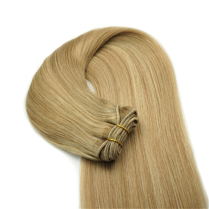 Luxury Double Drawn Machine Weft 100%Russian/European Human Remy Hair Extensions Full Cuticles Wholesale Price