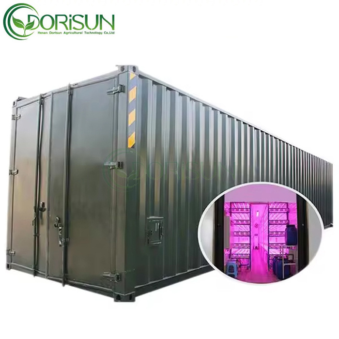 Container Farm Manufacturer Vertical Farming Hydroponics Container Factory For Medical Plants