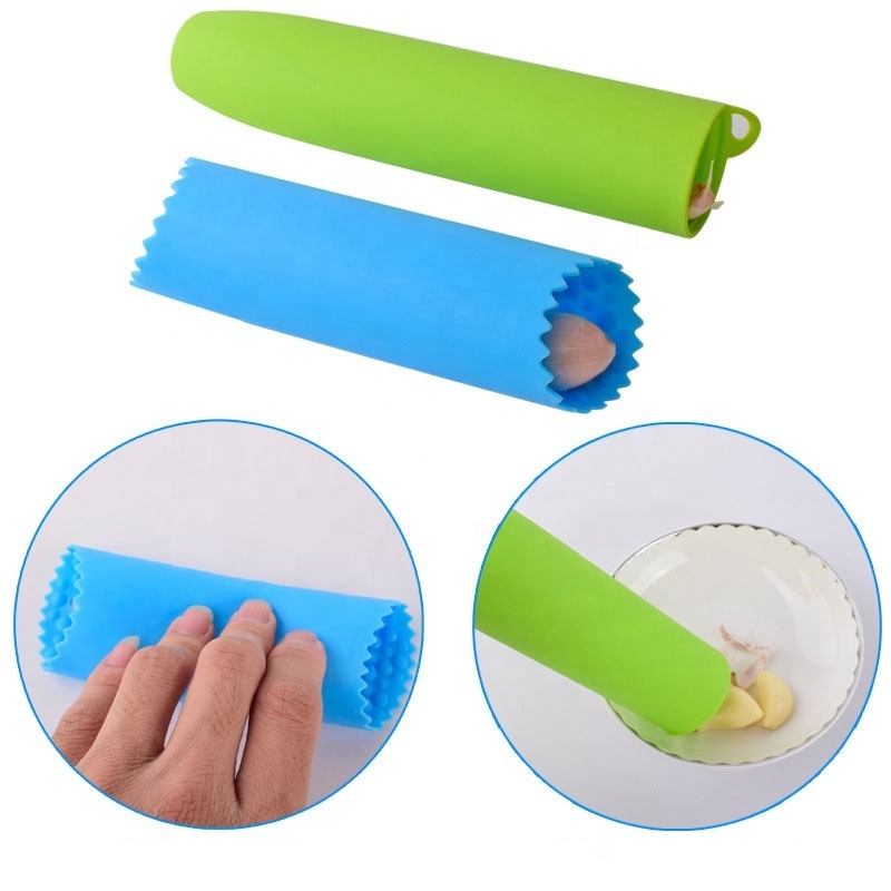 Factory Multifunctional garlic peeler peeling kitchen gadget silicone peeler manual garlic garlic cutter roller