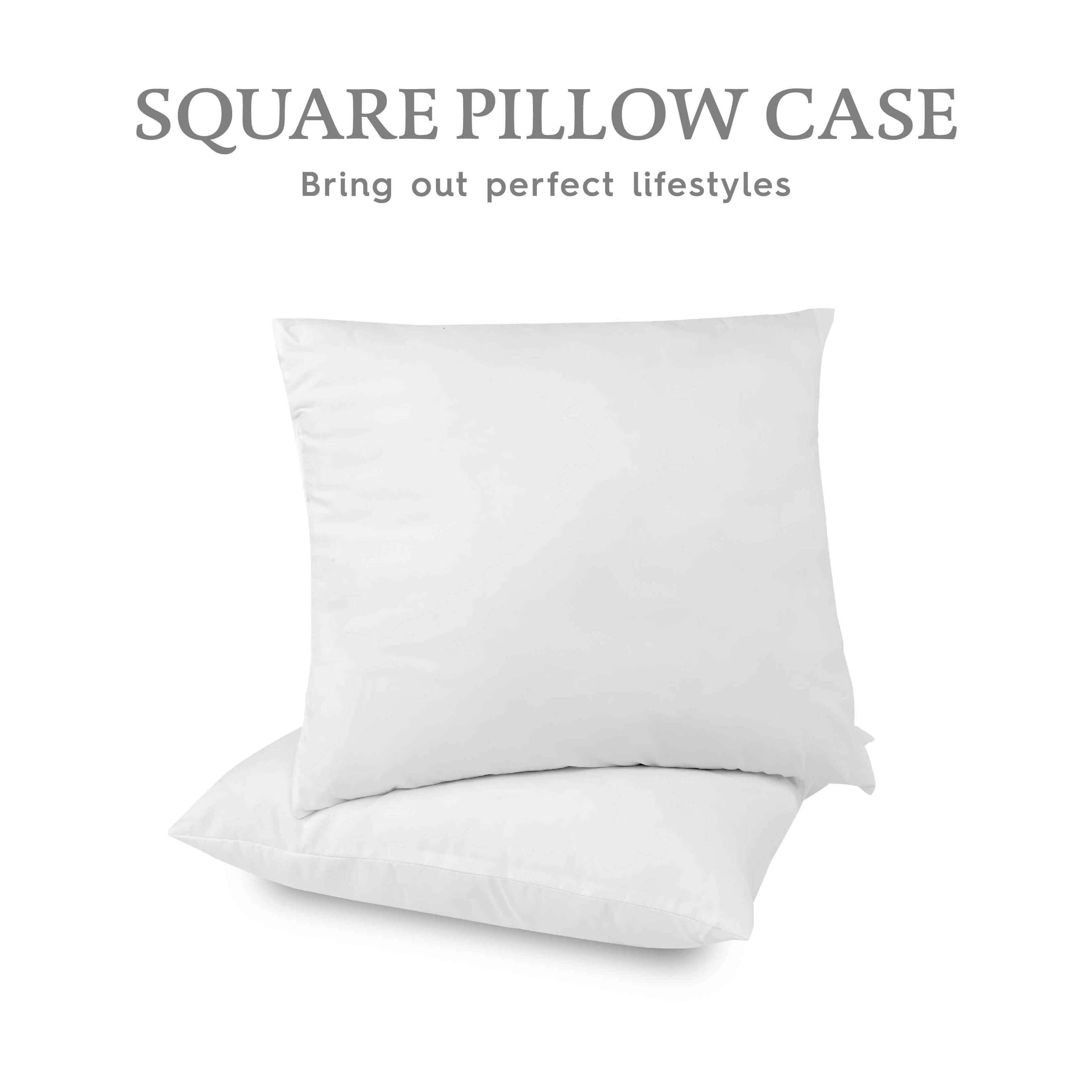 Hypoallergenic Polyester Throw Pillow Insert Square Form Sham Stuffer 16 x16 cushion inserts