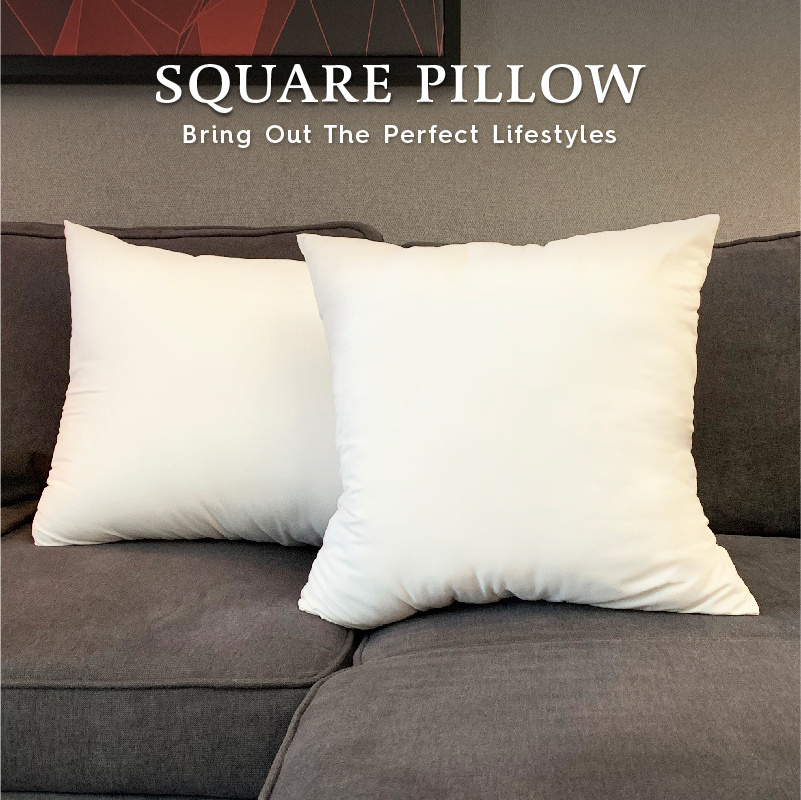 Highly Recommend The Square Pillow For Multiple Sizes Cushion Insert From 40CM To 80CM Shipping From Malaysia