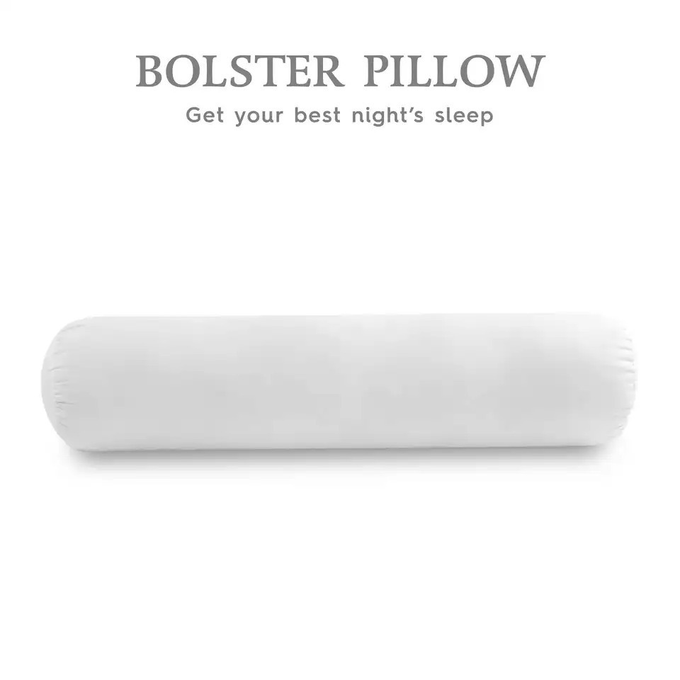 In Stock Hotel Supplier Cylindrical Long Bolster Pillow Customized Full Size Polyester Decorative Modern