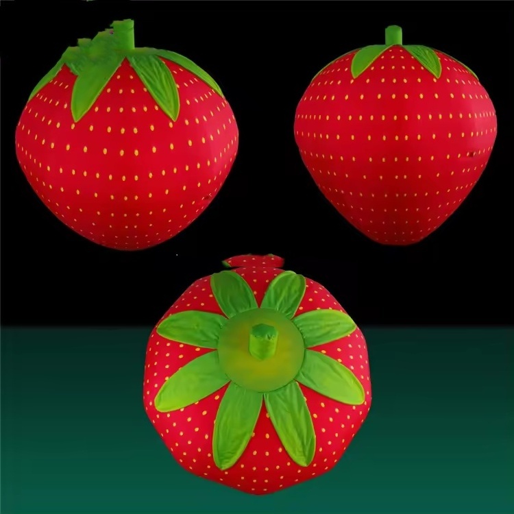 Inflatable strawberry , giant inflatable strawberry model, advertising strawberry inflatable balloons