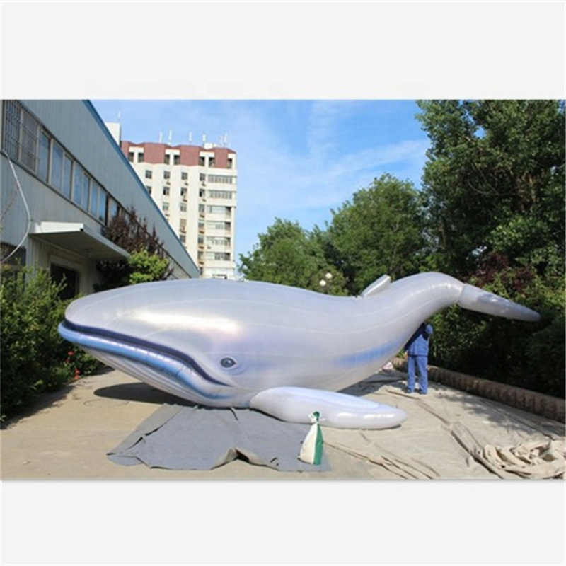 Custom Animals Balloon for Parade Giant Inflatable Whale Model for Marine Carnival Activity