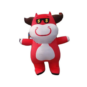 Inflatable blow up cow costume for event Parade advertising