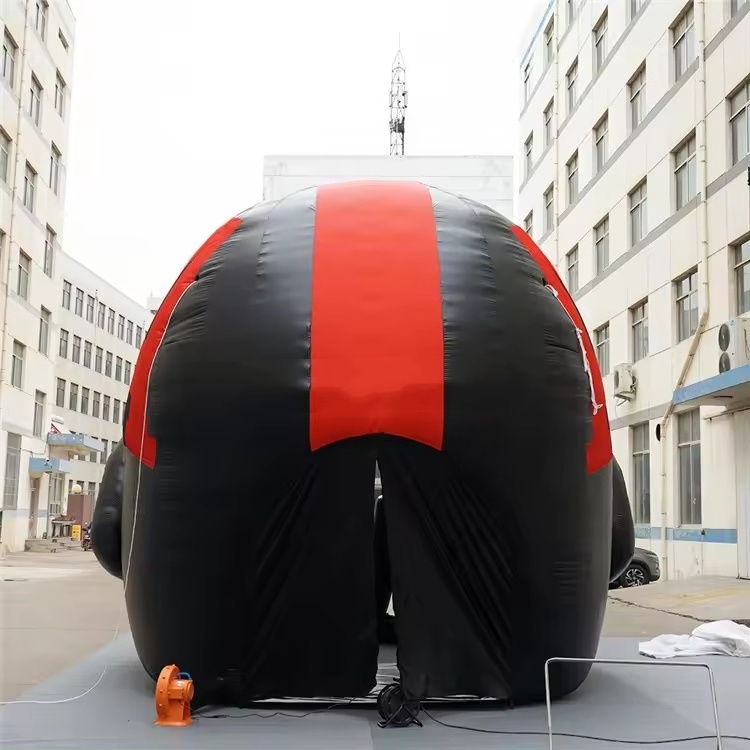 large football inflatable helmet, inflatable advertising helmet tunnel