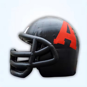 large football inflatable helmet, inflatable advertising helmet tunnel