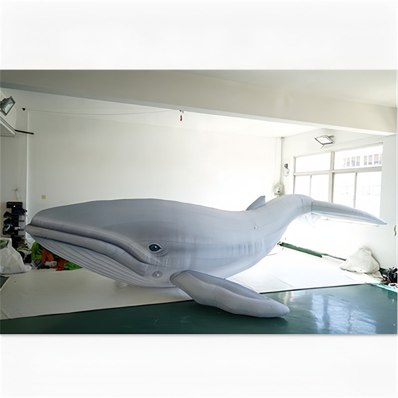 Custom Animals Balloon for Parade Giant Inflatable Whale Model for Marine Carnival Activity