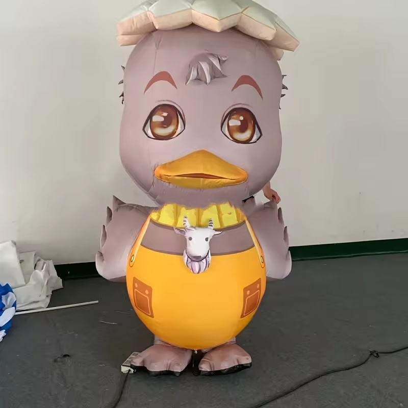 professional factory customized inflatable walking animal cartoon costume inflatable cat mascot costume for advertising