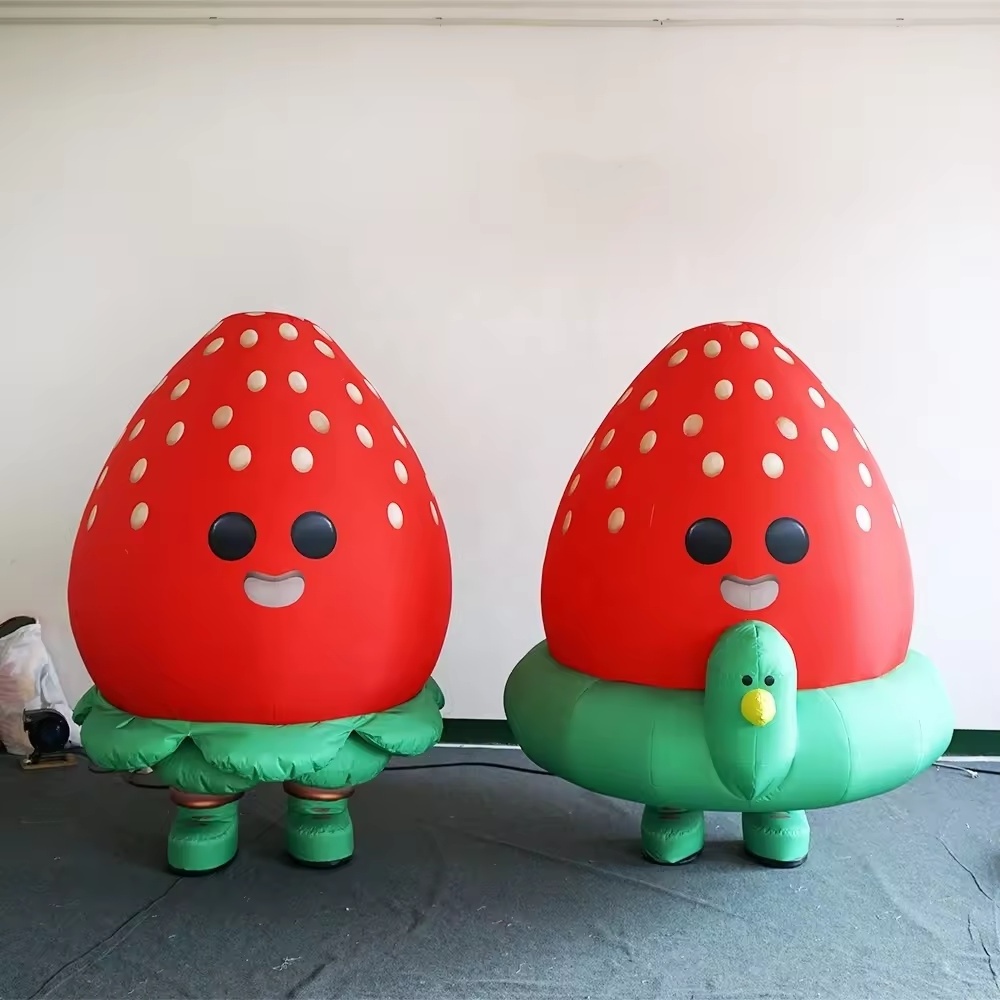 Inflatable strawberry , giant inflatable strawberry model, advertising strawberry inflatable balloons