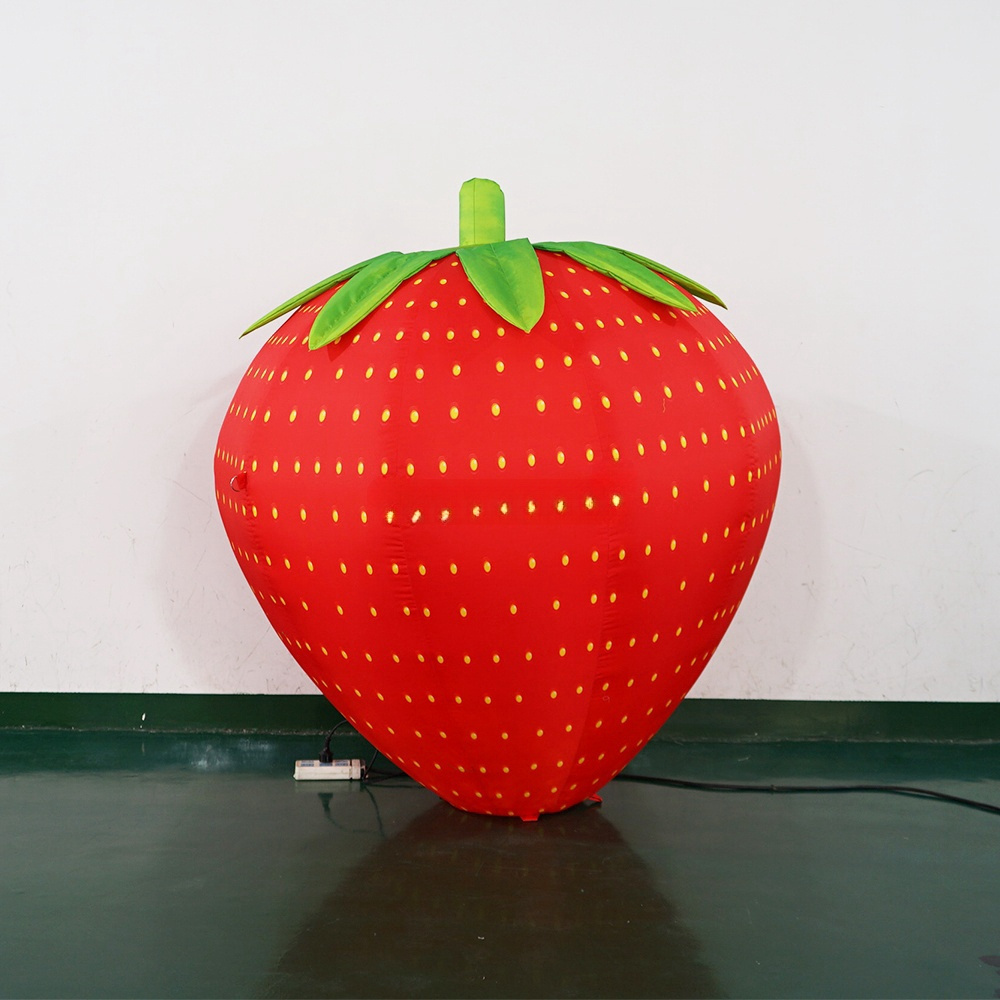 Inflatable strawberry , giant inflatable strawberry model, advertising strawberry inflatable balloons