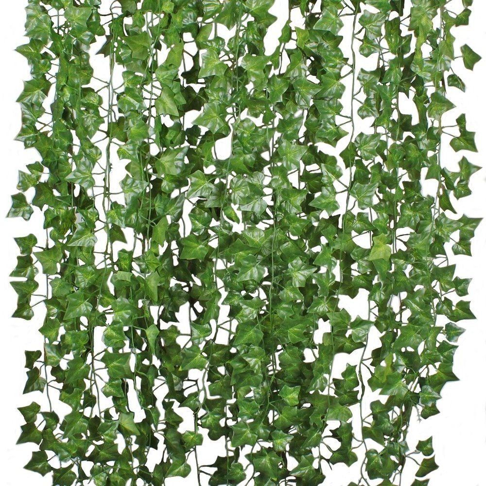 Customized Vines Artificial Ivy Silk Dried Flowers Hanging Plants Wall Decoration Banquet Hall Decoration Plant