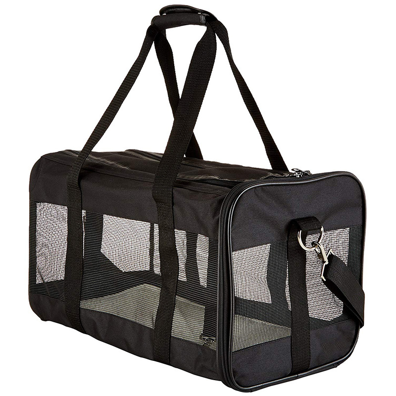 Folding Portable Cat Dog Carrier Dual-Use Breathable Travel Pet Carriers Pet Cages Carriers