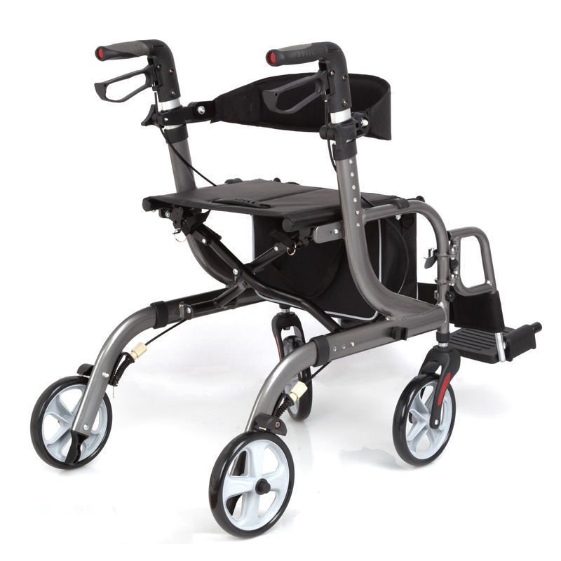 best lightweight 4 wheels walking rollator walker folding disabled walker and rollator