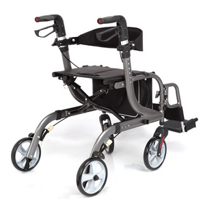 best lightweight 4 wheels walking rollator walker folding disabled walker and rollator